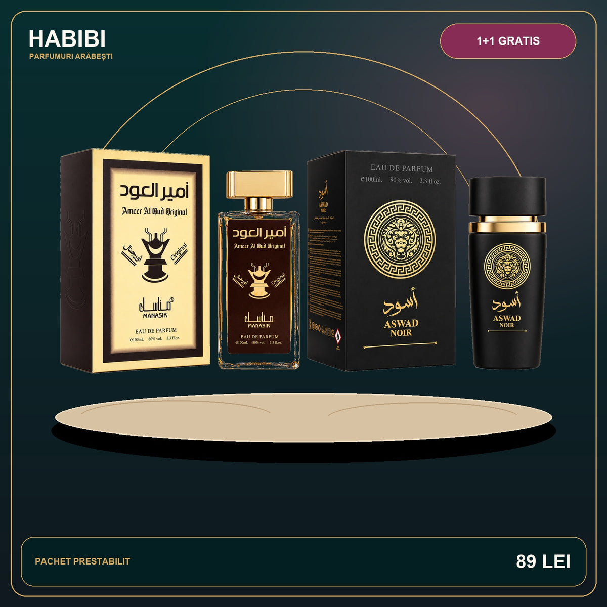 Pachet 1+1 Gratis – Colecția Sultan – imagine premium HABIBI.RO