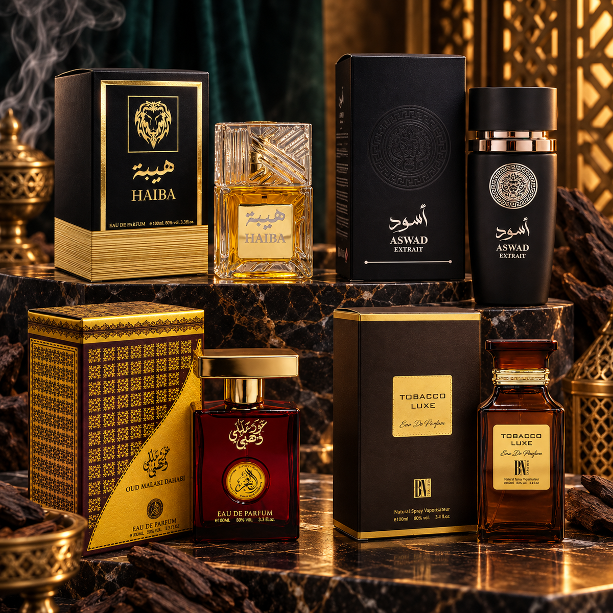 Pachet 2+2 Gratis – Oud Intens – imagine premium HABIBI.RO
