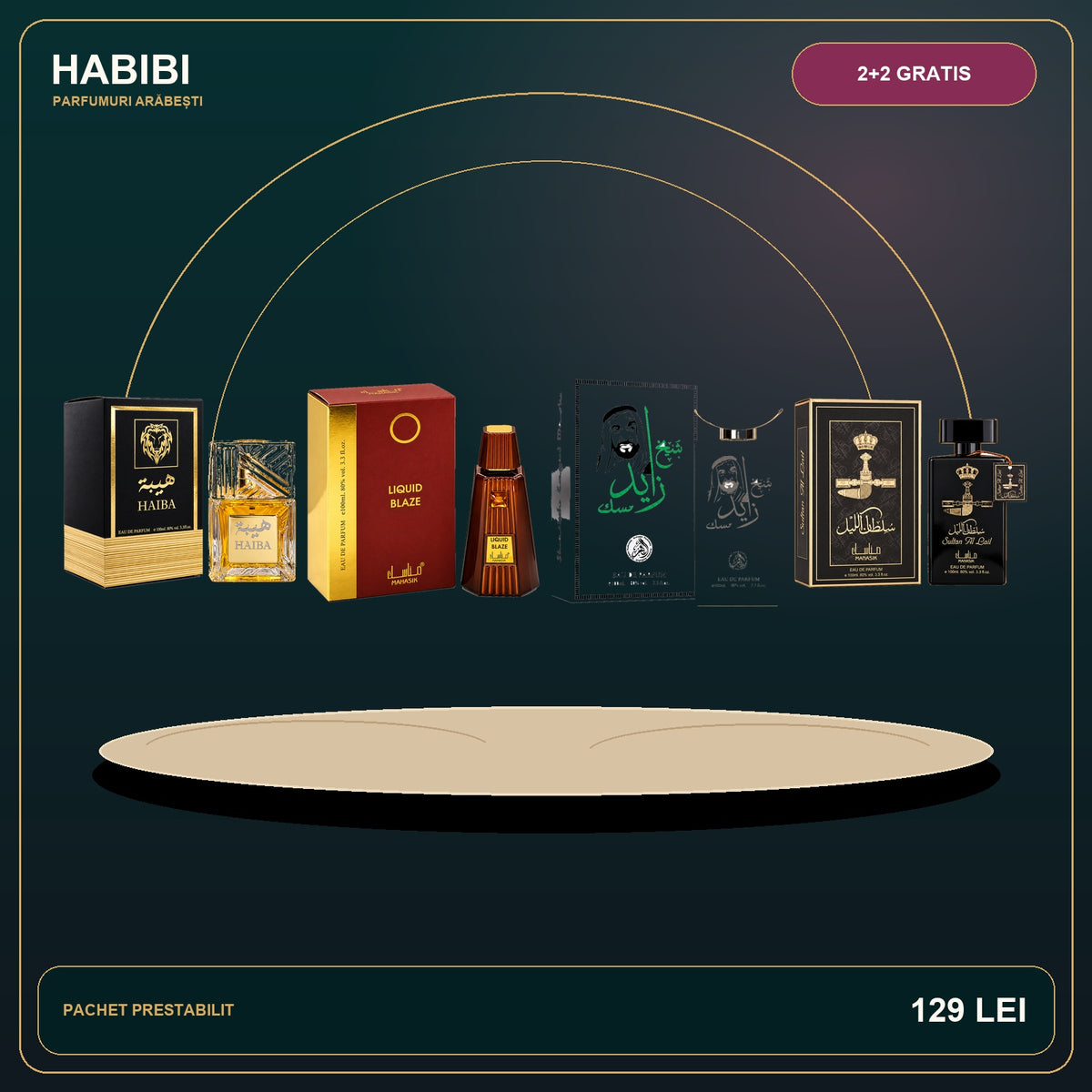 Pachet 2+2 Gratis – Nopți Orientale – imagine premium HABIBI.RO