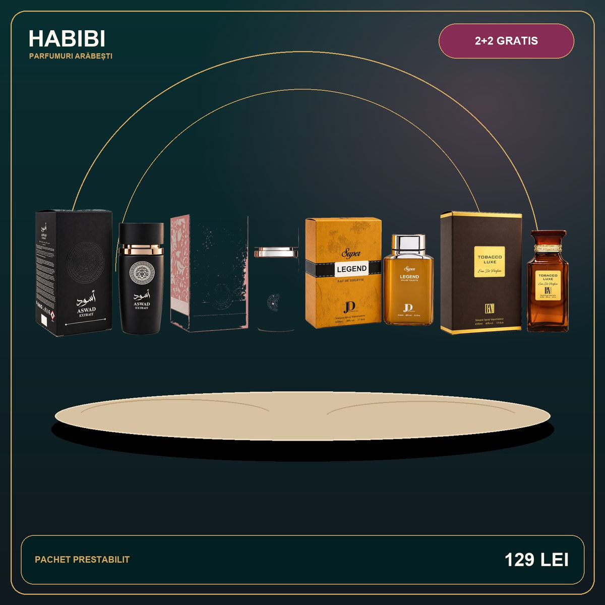 Pachet 2+2 Gratis – Palatul de Aur – imagine premium HABIBI.RO
