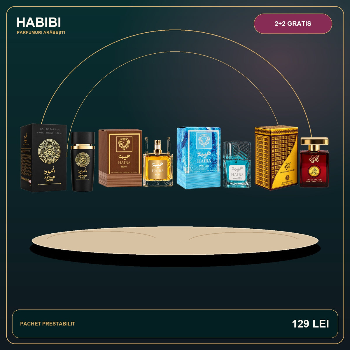 Pachet 2+2 Gratis – Ritual Oriental – imagine premium HABIBI.RO