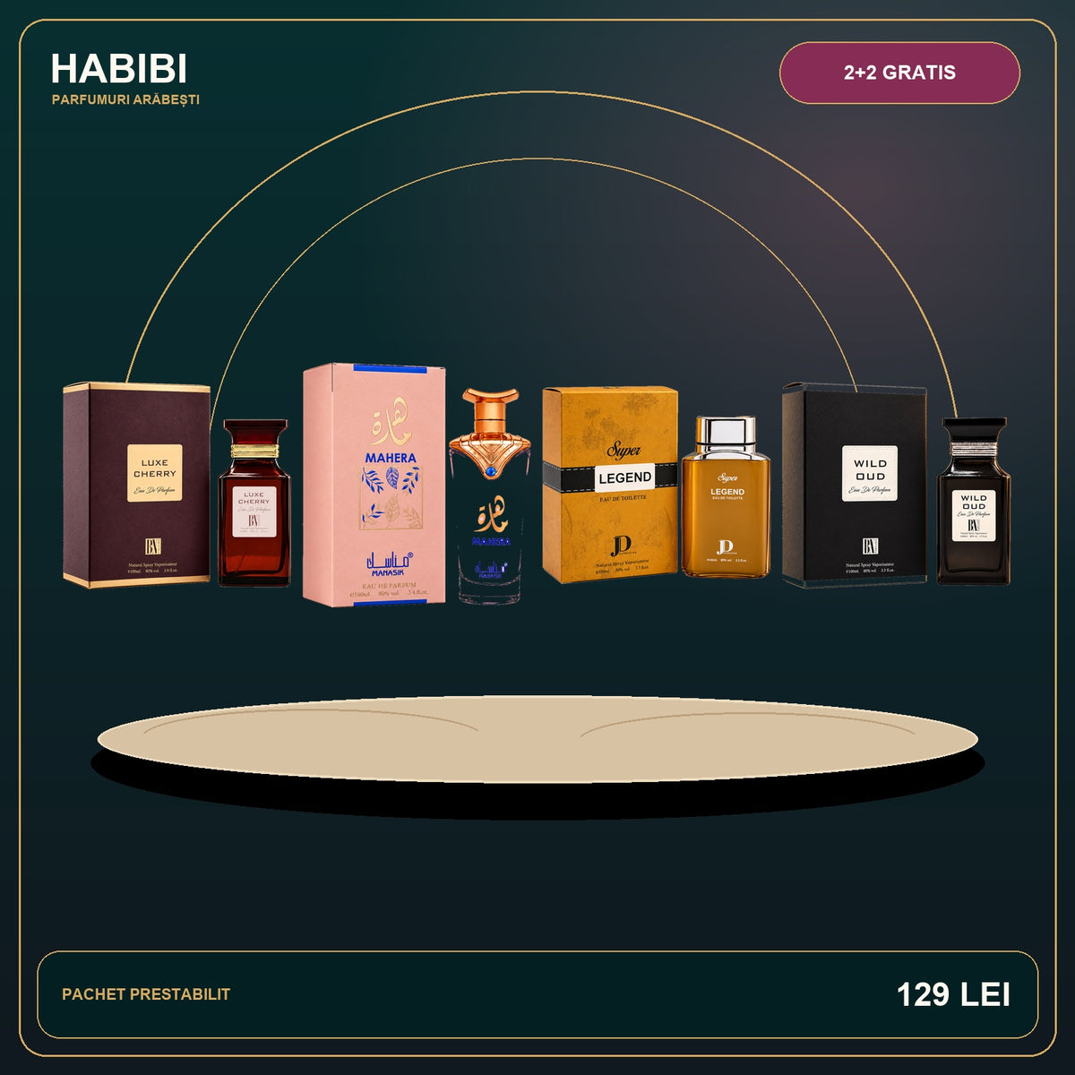 Pachet 2+2 Gratis – Coroana Deșertului – imagine premium HABIBI.RO