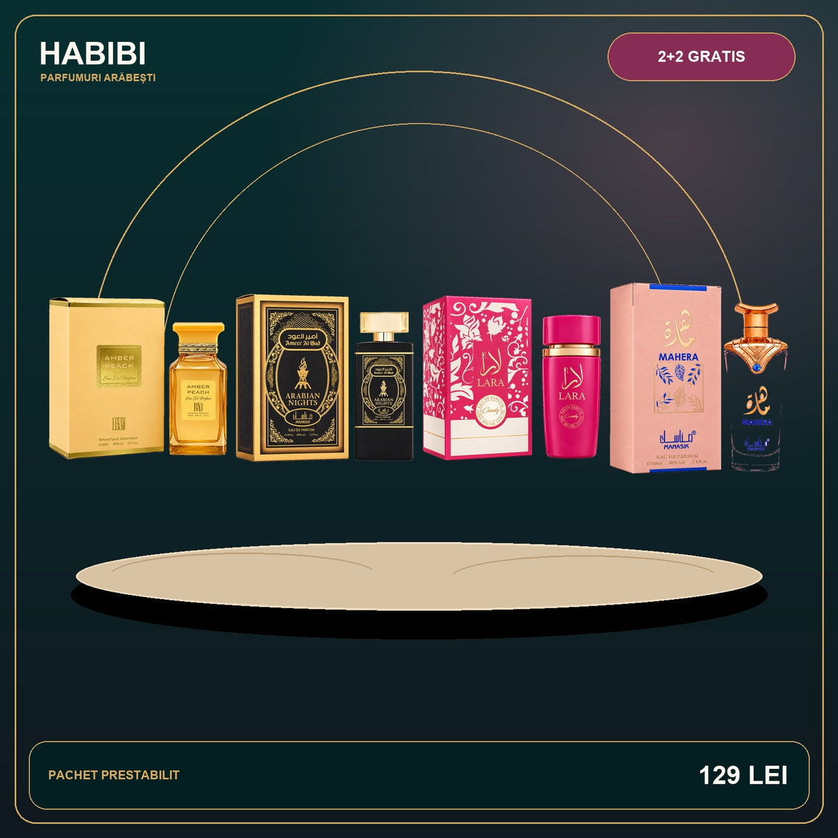 Pachet 2+2 Gratis – Prestige Oriental – imagine premium HABIBI.RO
