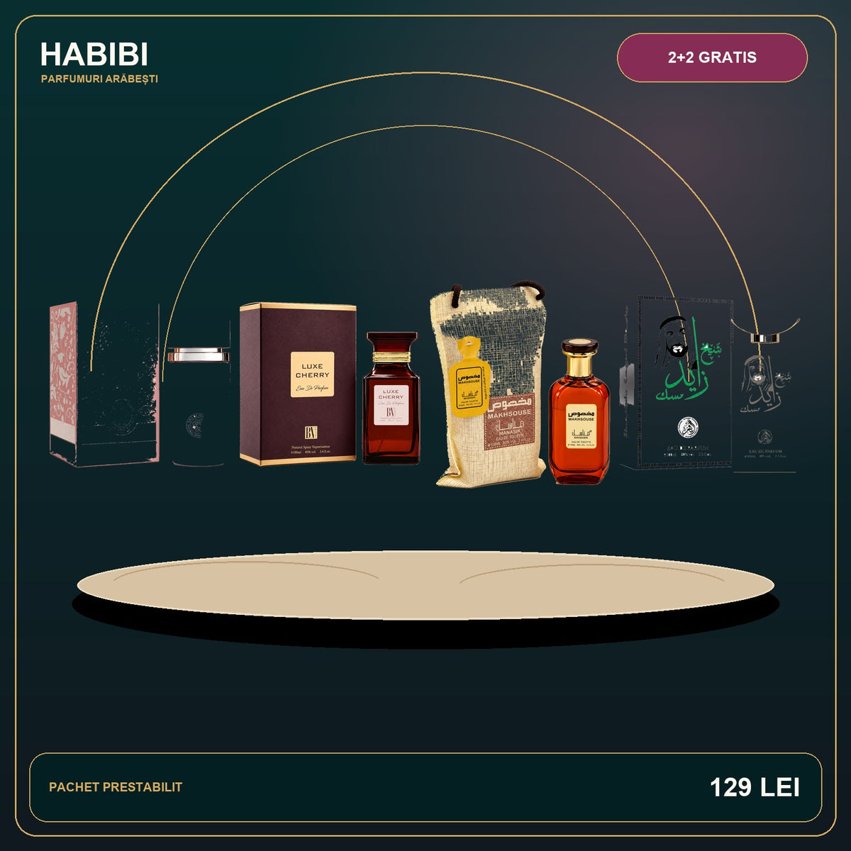 Pachet 2+2 Gratis – Colecția Sultan – imagine premium HABIBI.RO