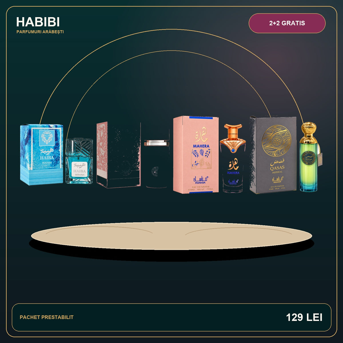 Pachet 2+2 Gratis – Secretul Orientului – imagine premium HABIBI.RO