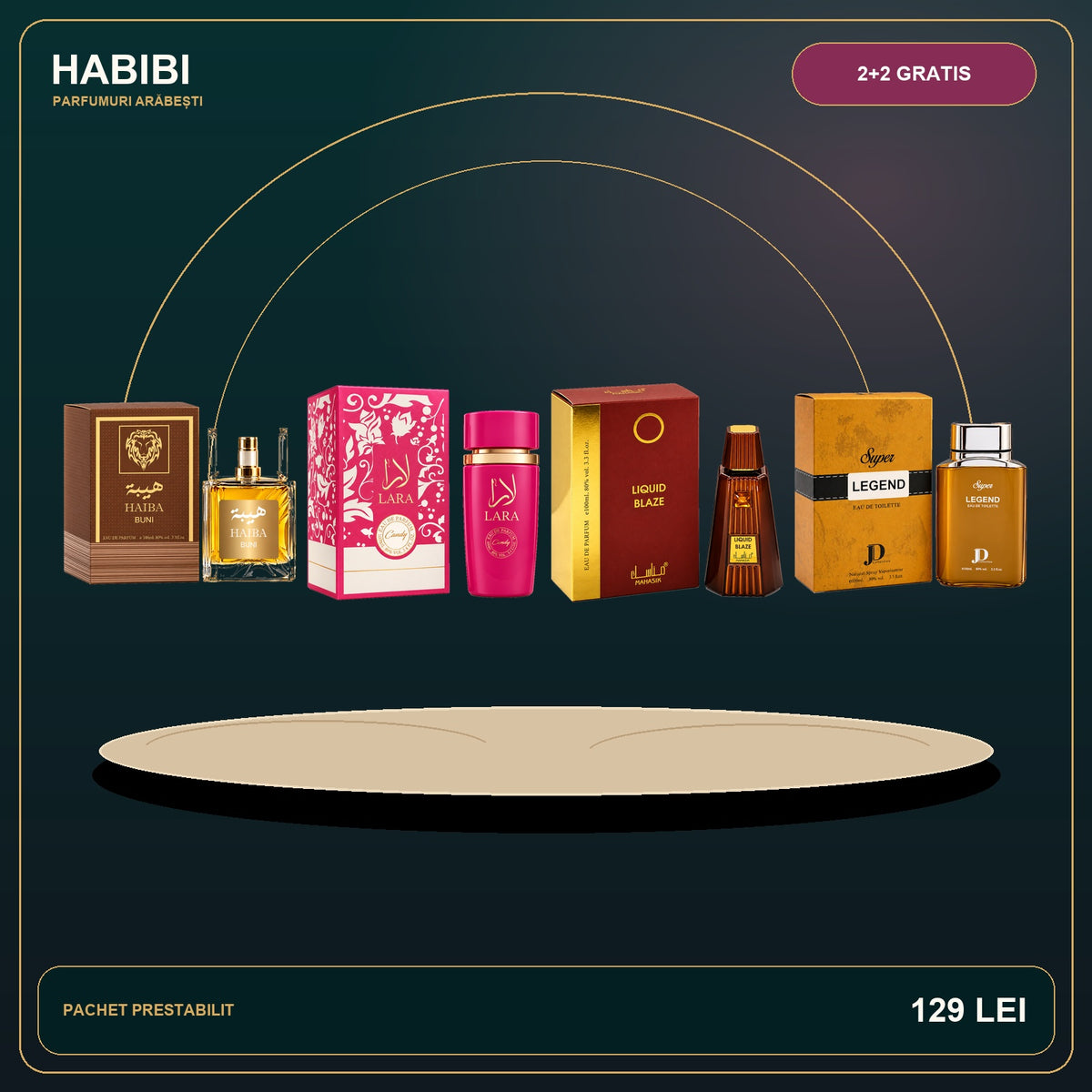 Pachet 2+2 Gratis – Amber Royal – imagine premium HABIBI.RO