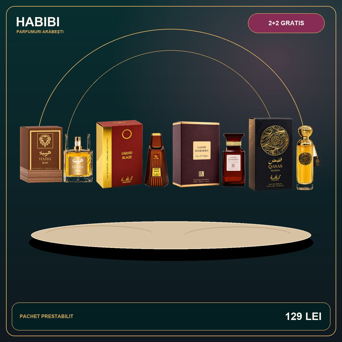 Pachet 2+2 Gratis – Arabian Signature – imagine premium HABIBI.RO