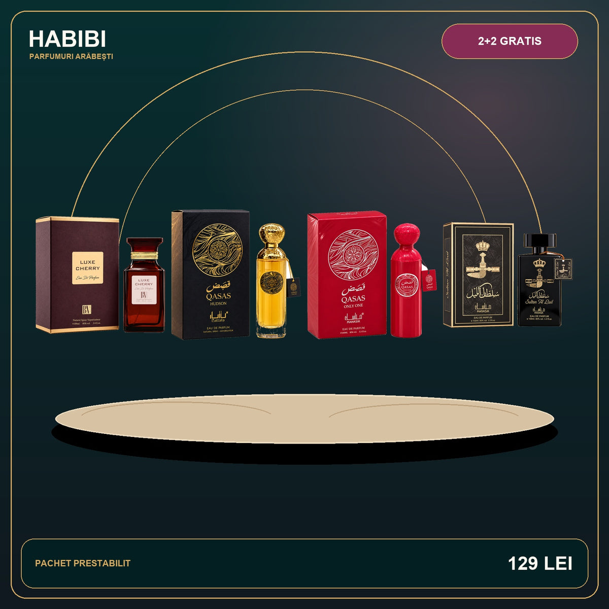 Pachet 2+2 Gratis – Royal Collection – imagine premium HABIBI.RO