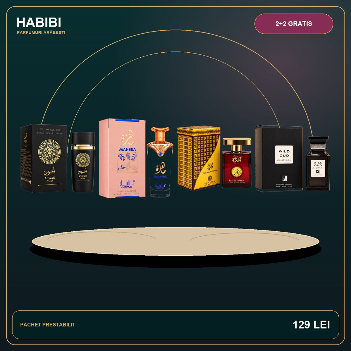 Pachet 2+2 Gratis – Golden Essence – imagine premium HABIBI.RO