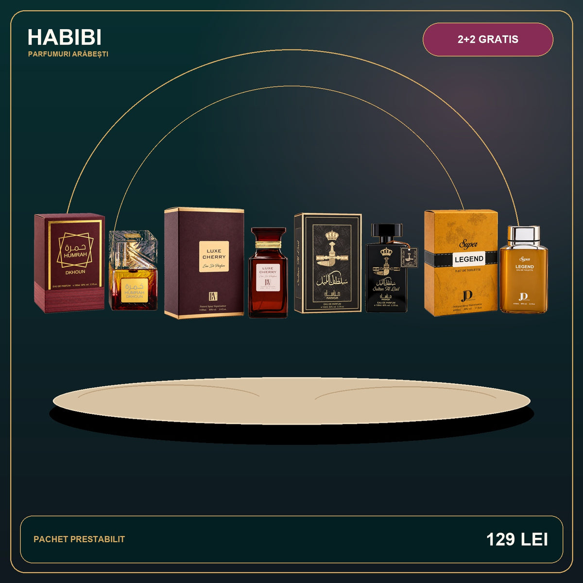 Pachet 2+2 Gratis – HABIBI Signature – imagine premium HABIBI.RO