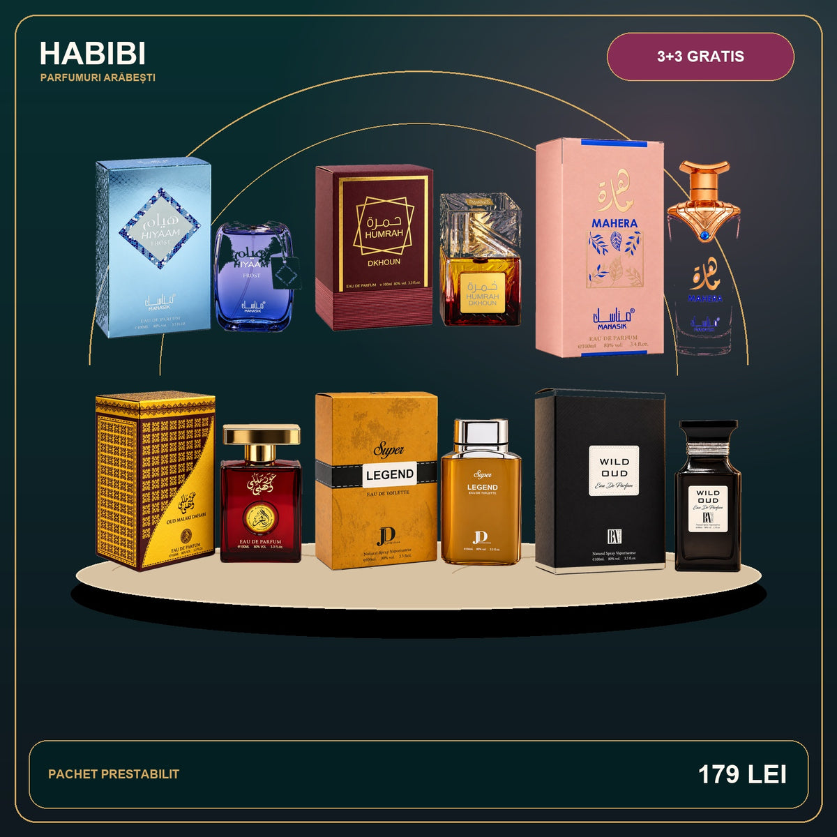 Pachet 3+3 Gratis – Nopți Orientale – imagine premium HABIBI.RO