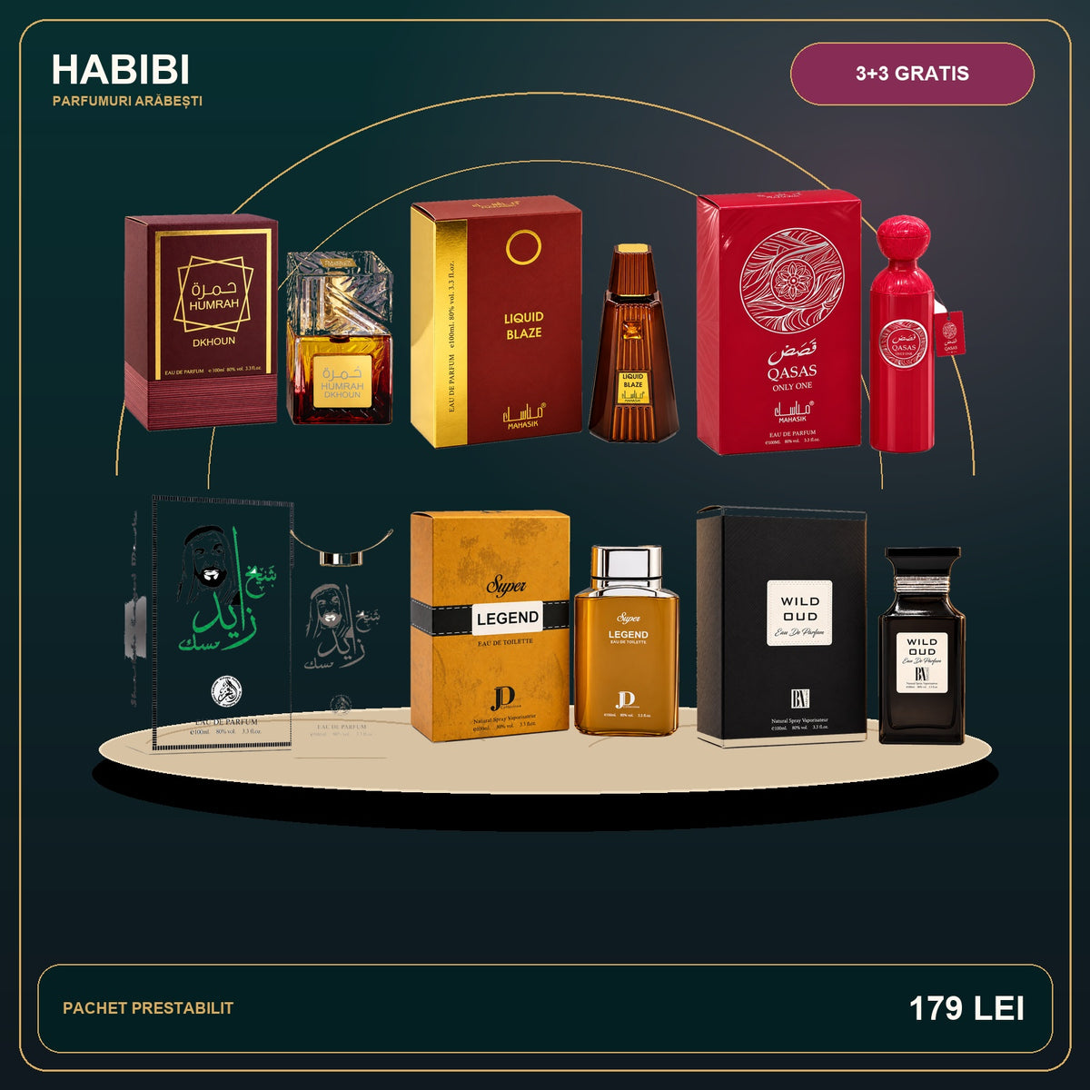 Pachet 3+3 Gratis – Ritual Oriental – imagine premium HABIBI.RO