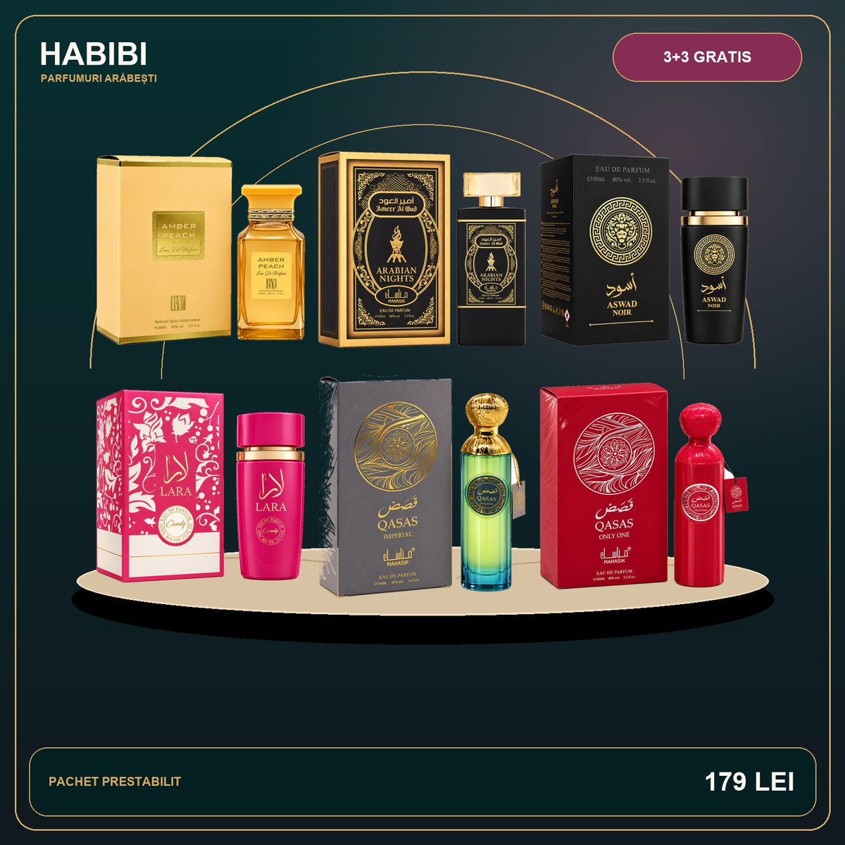 Pachet 3+3 Gratis – Coroana Deșertului – imagine premium HABIBI.RO