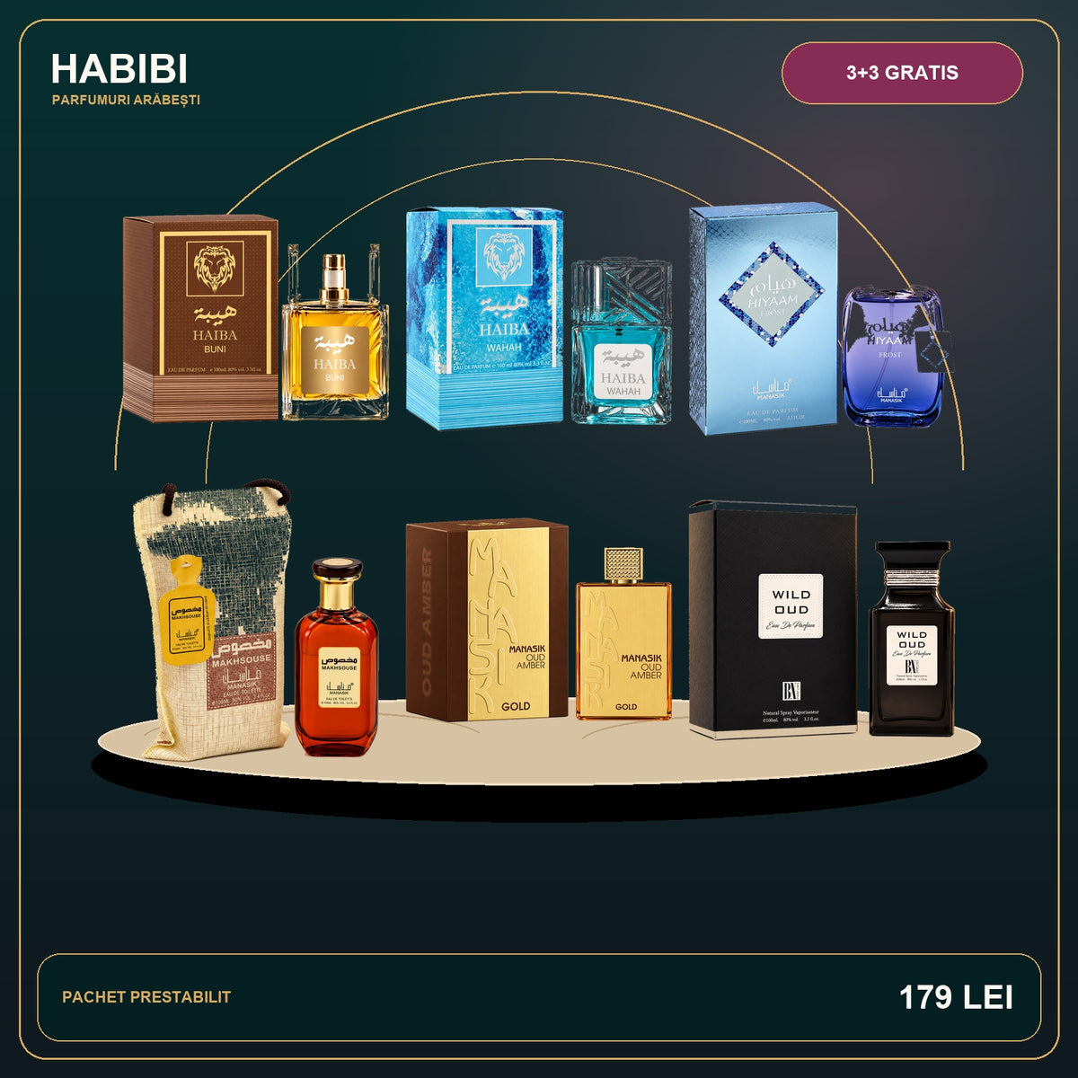 Pachet 3+3 Gratis – Dubai Exclusive – imagine premium HABIBI.RO