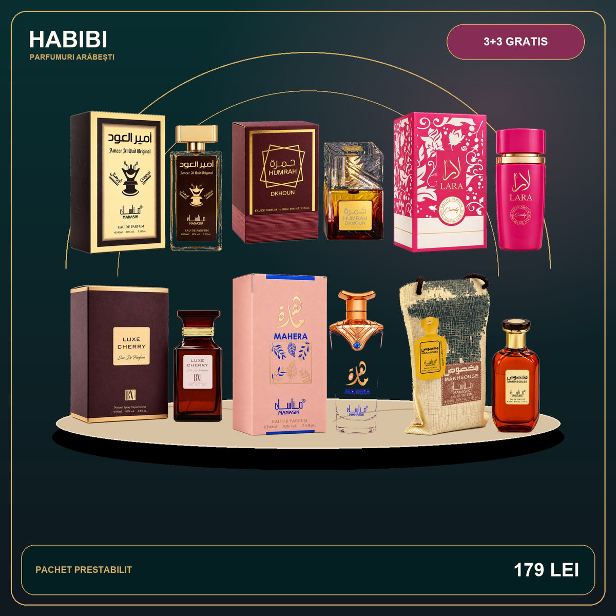 Pachet 3+3 Gratis – Desert Crown – imagine premium HABIBI.RO