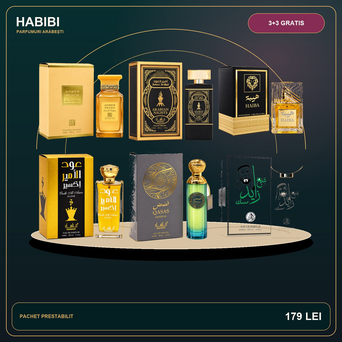 Pachet 3+3 Gratis – HABIBI Signature – imagine premium HABIBI.RO