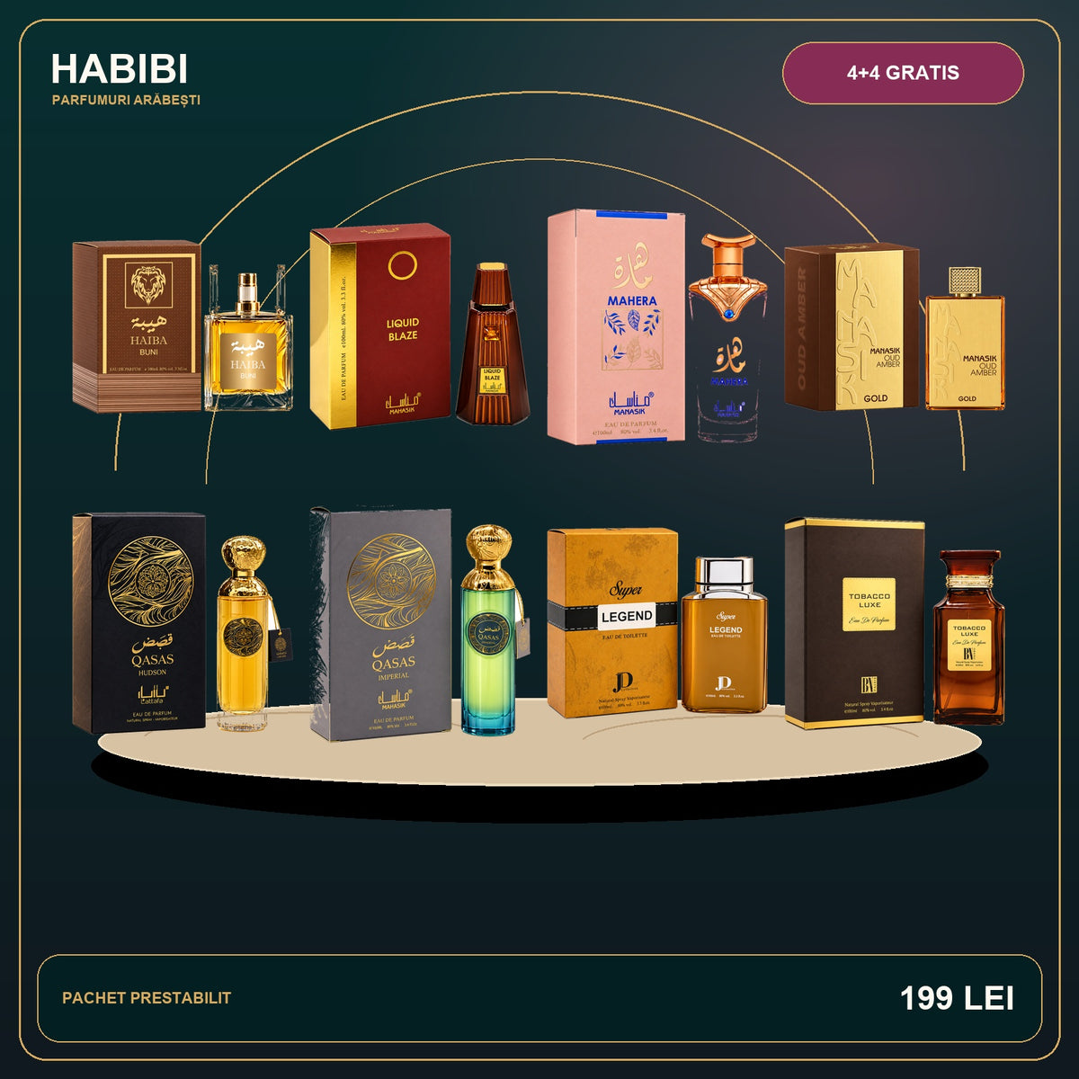Pachet 4+4 Gratis – Palatul de Aur – imagine premium HABIBI.RO