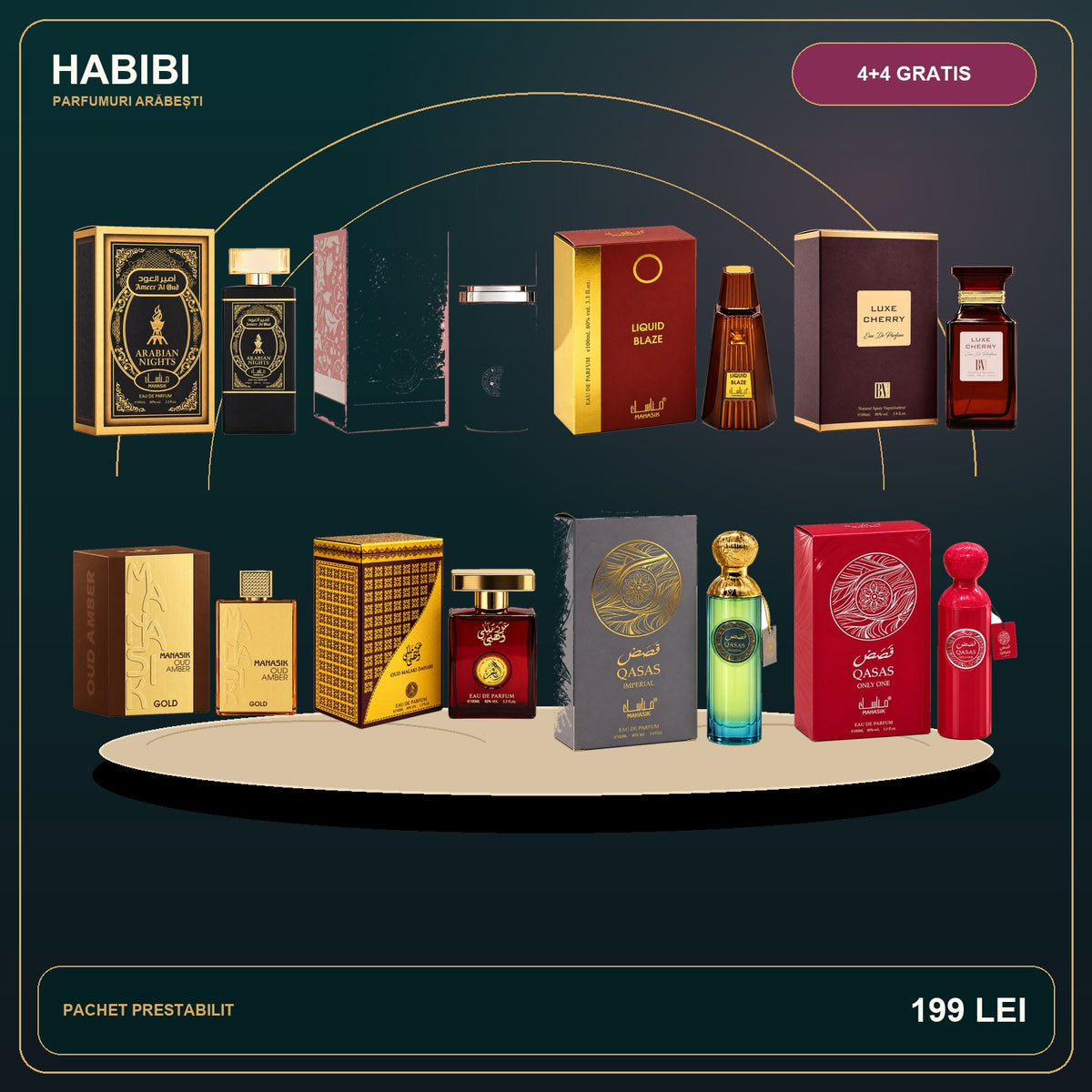 Pachet 4+4 Gratis – Ritual Oriental – imagine premium HABIBI.RO