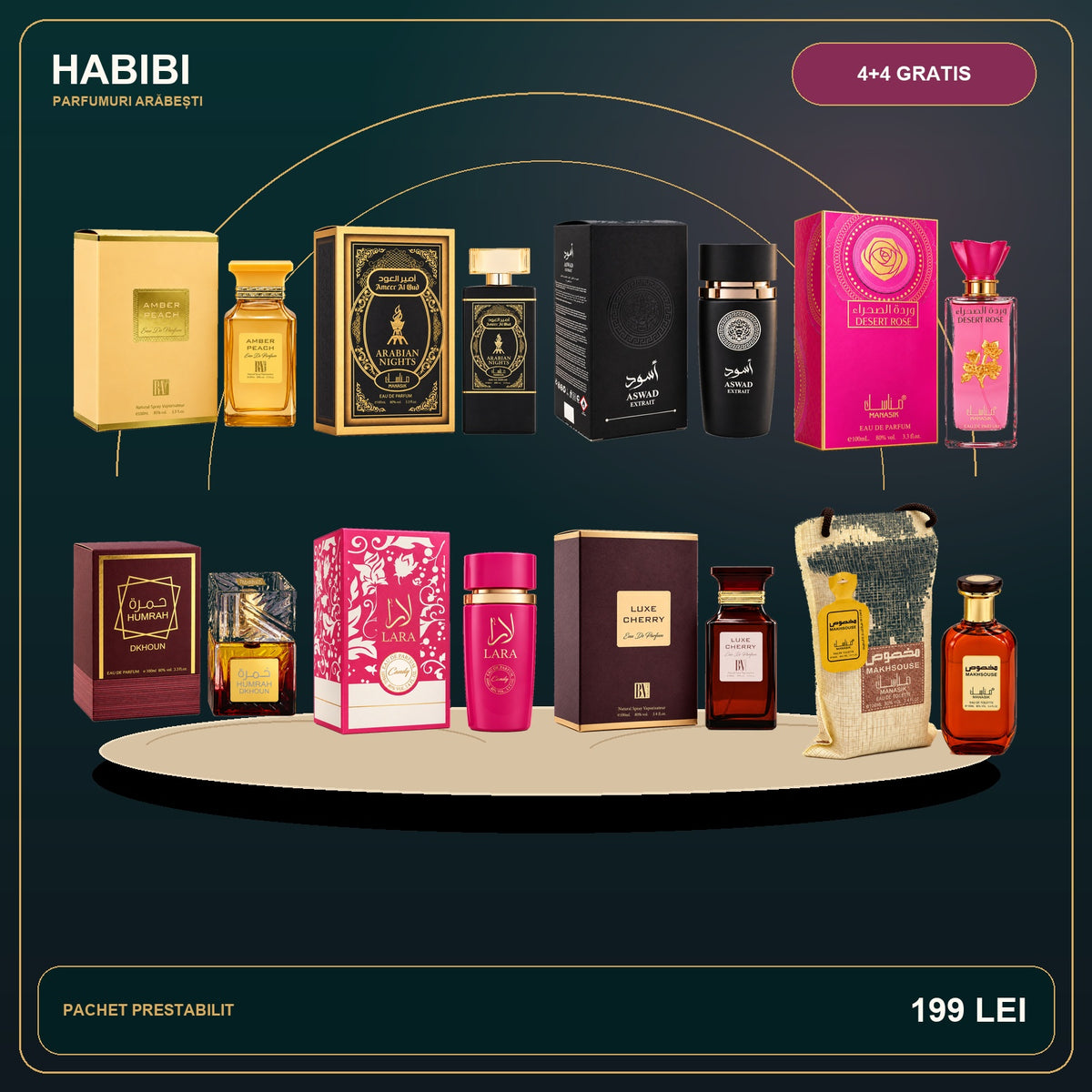 Pachet 4+4 Gratis – Oriental Elite – imagine premium HABIBI.RO