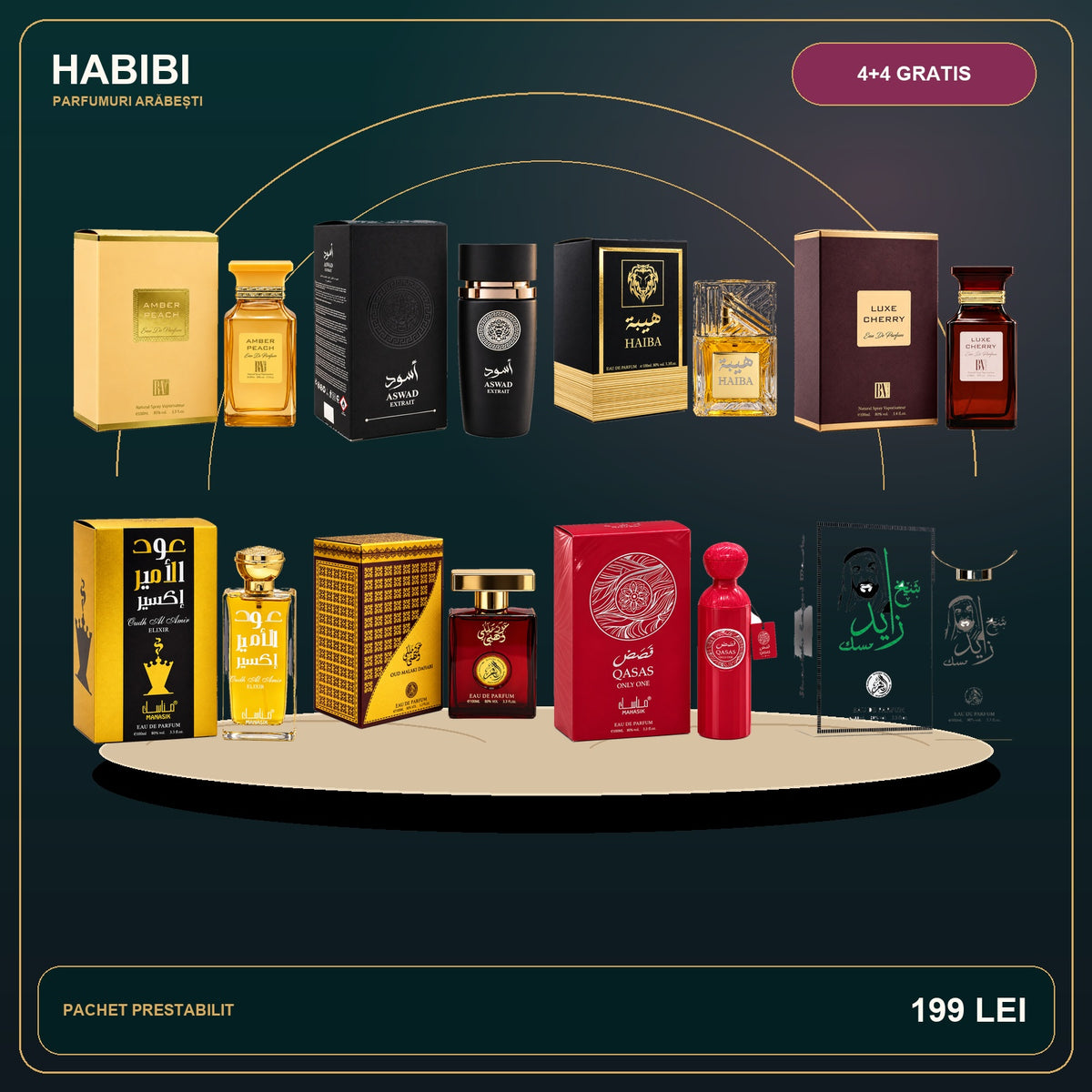 Pachet 4+4 Gratis – Desert Crown – imagine premium HABIBI.RO