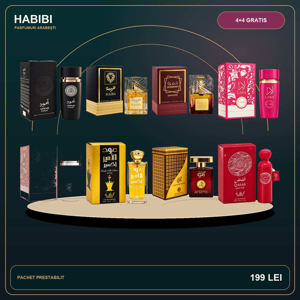 Pachet 4+4 Gratis – Grand Orient – imagine premium HABIBI.RO