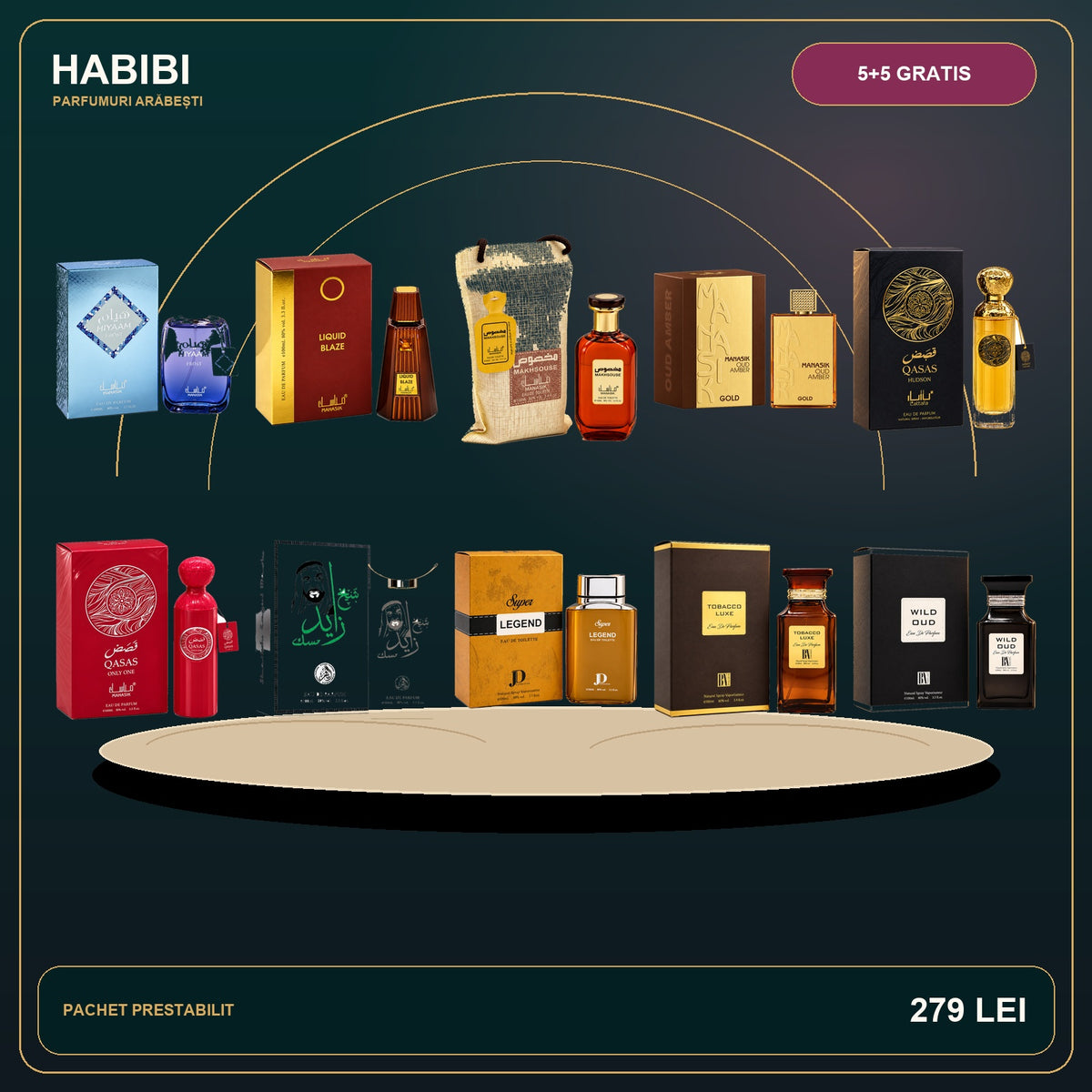 Pachet 5+5 Gratis – Amber Royal – imagine premium HABIBI.RO