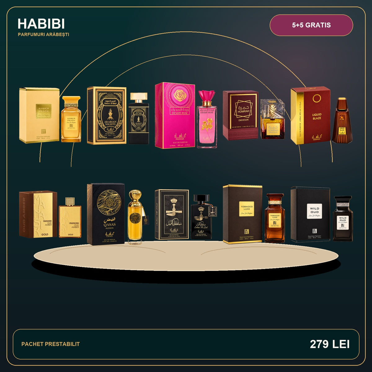 Pachet 5+5 Gratis – Oriental Elite – imagine premium HABIBI.RO