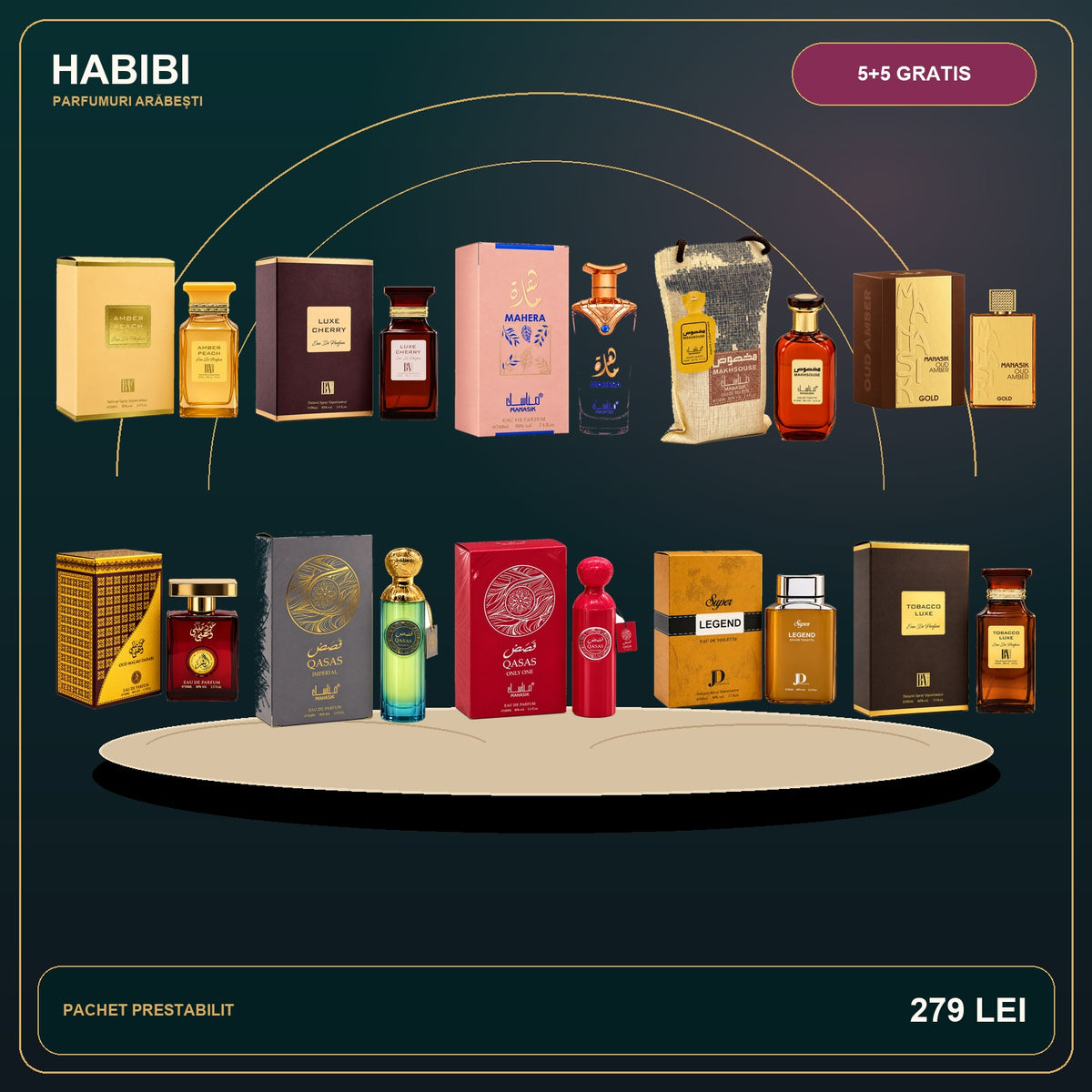 Pachet 5+5 Gratis – Desert Crown – imagine premium HABIBI.RO