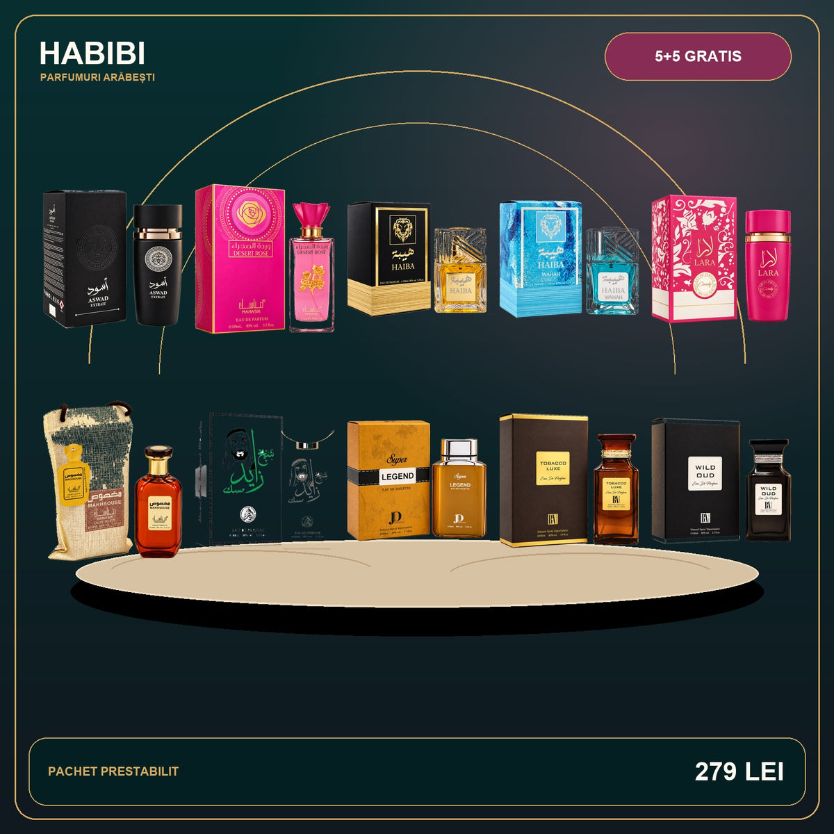Pachet 5+5 Gratis – HABIBI Signature – imagine premium HABIBI.RO