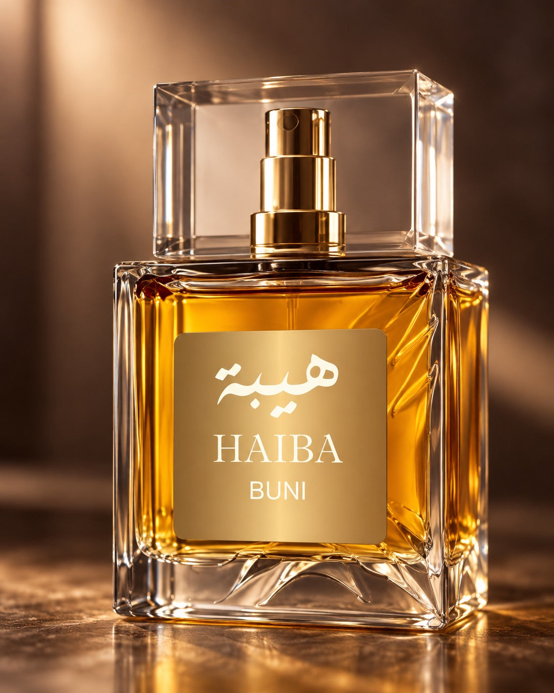 Haiba Buni — Detaliul flaconului